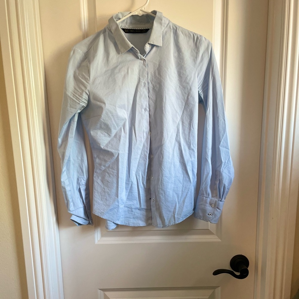 Zara basic button up